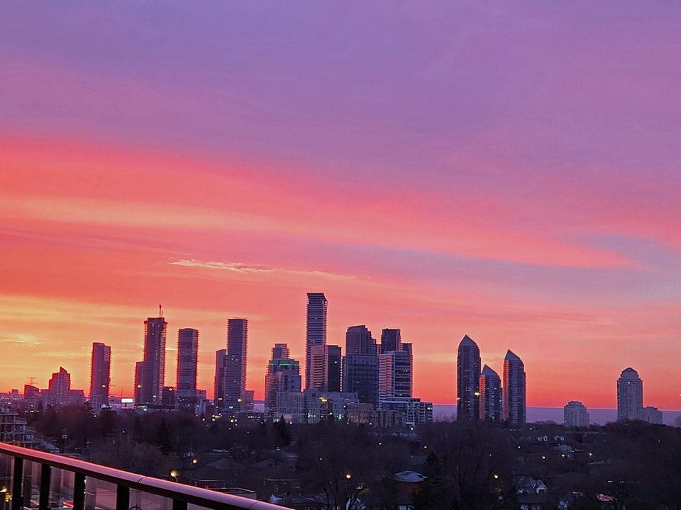 Sunrise from terrace